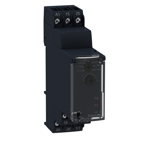 SCHNEIDER ELECTRIC - Ansprechverzögerung, 0,1 s-100 h, 24 VDC/24-240VAC, 2 W