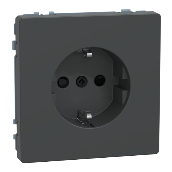 MERTEN - SCHUKO-Steckdose, BRS, Steckklemmen, Anthrazit, System Design