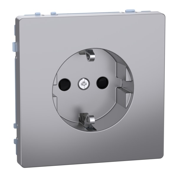 MERTEN - SCHUKO-Steckdose, BRS, Steckklemmen, Edelstahl, System Design