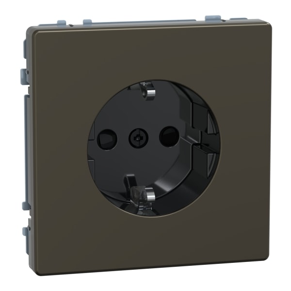 MERTEN - SCHUKO-Steckdose, BRS, Steckklemmen, Moccametallic, System Design