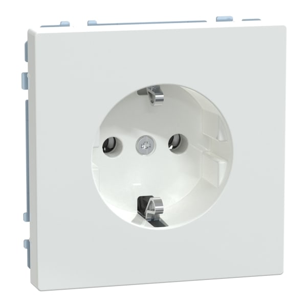 MERTEN - SCHUKO-Steckdose, Steckklemmen, Lotosweiß, System Design
