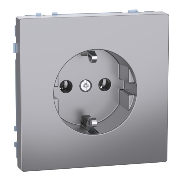 MERTEN - SCHUKO-Steckdose, Steckklemmen, Edelstahl, System Design