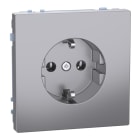 MERTEN - SCHUKO-Steckdose, Steckklemmen, Edelstahl, System Design