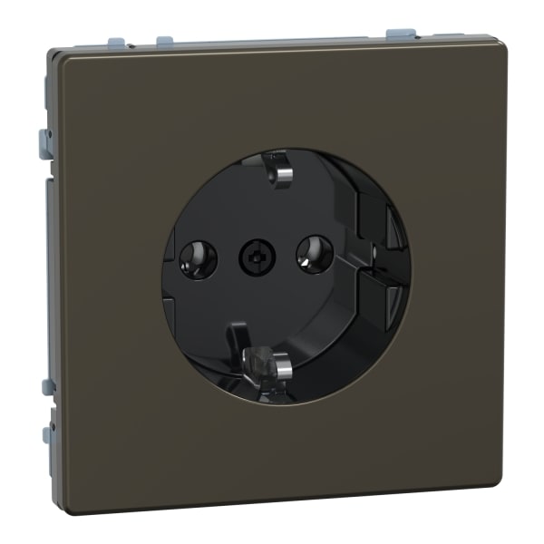MERTEN - SCHUKO-Steckdose, Steckklemmen, Moccametallic, System Design
