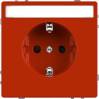MERTEN - SCHUKO-Steckdose f. Sonderstromkr. m. Schriftf., BRS, StK, orange, System Design