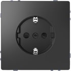 MERTEN - SCHUKO-Steckdose, BRS, Schraub-Liftklemmen, Anthrazit, System Design
