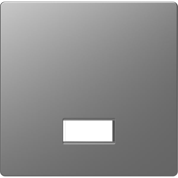 MERTEN - Wippe mit rechteckigem Symbolfenster, Edelstahl, System Design