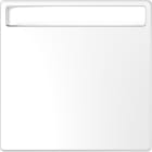 MERTEN - Wippe mit Schriftfeld, Lotosweiß, System Design