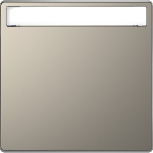 MERTEN - Wippe mit Schriftfeld, Nickelmetallic, System Design