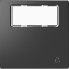 MERTEN - Wippe mit Schriftfeld und Kennzeichnung Klingel, Anthrazit, System Design