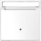 MERTEN - Card-Schalter mit Schriftfeld, Lotosweiß, System Design