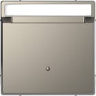 MERTEN - Card-Schalter mit Schriftfeld, Nickelmetallic, System Design