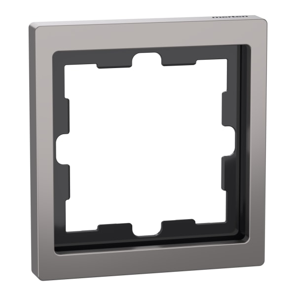 MERTEN - D-Life Metall Rahmen, 1fach, Nickelmetallic
