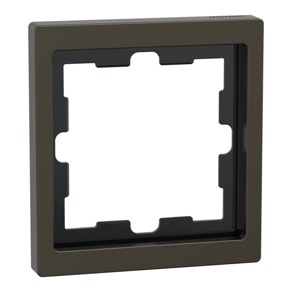 MERTEN - D-Life Metall Rahmen, 1fach, Moccametallic