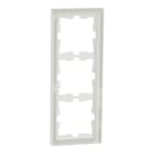 MERTEN - D-Life Glas Rahmen, 3fach, Kristallweiß