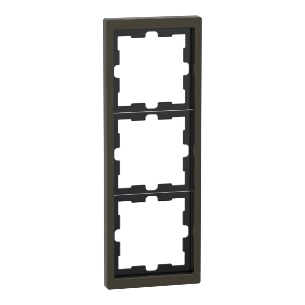 MERTEN - D-Life Metall Rahmen, 3fach, Moccametallic