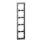MERTEN - D-Life Metall Rahmen, 5fach, Nickelmetallic