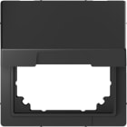 MERTEN - Adapter mit Klappdeckel für Einsätze nach DIN 49075, Anthrazit, System Design