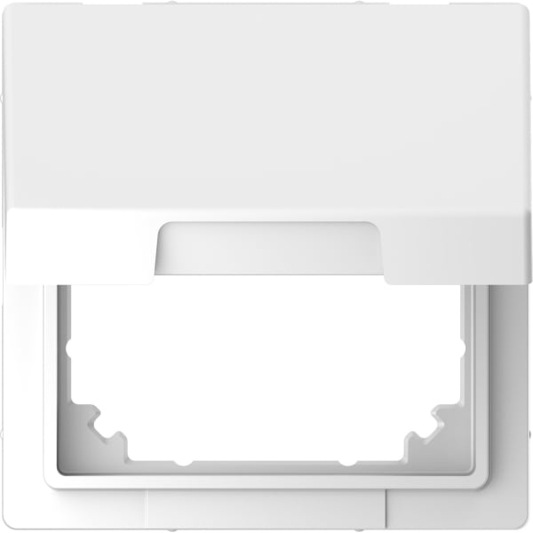 MERTEN - Adapter mit Klappdeckel für Einsätze nach DIN 49075, Lotosweiß, System Design