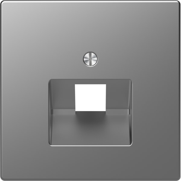 MERTEN - Zentralplatte für UAE-Einsatz, 1fach, Edelstahl, System Design