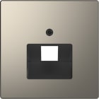 MERTEN - Zentralplatte für UAE-Einsatz, 1fach, Nickelmetallic, System Design