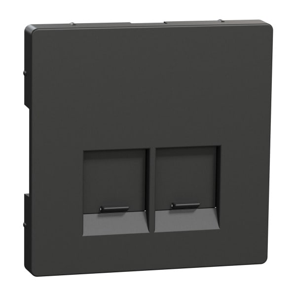 MERTEN - Zentralplatte für Actassi-Connector 2fach, Anthrazit, System Design