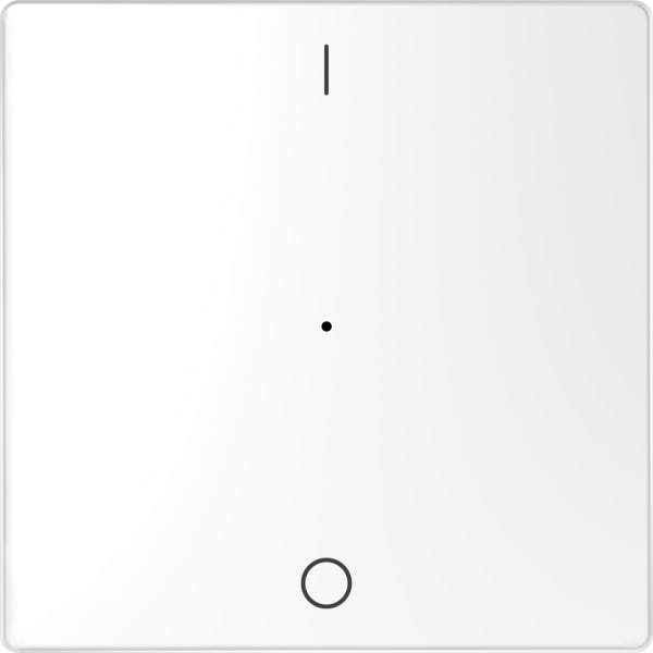 MERTEN - Wippe für Taster-Modul 1fach (1/0), Lotosweiß, System Design