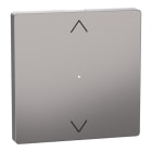MERTEN - Wippe für Taster-Modul 1fach (Pfeile Auf/Ab), Nickelmetallic, System Design