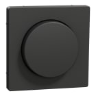 MERTEN - Zentralplatte mit Drehknopf, Anthrazit, System Design
