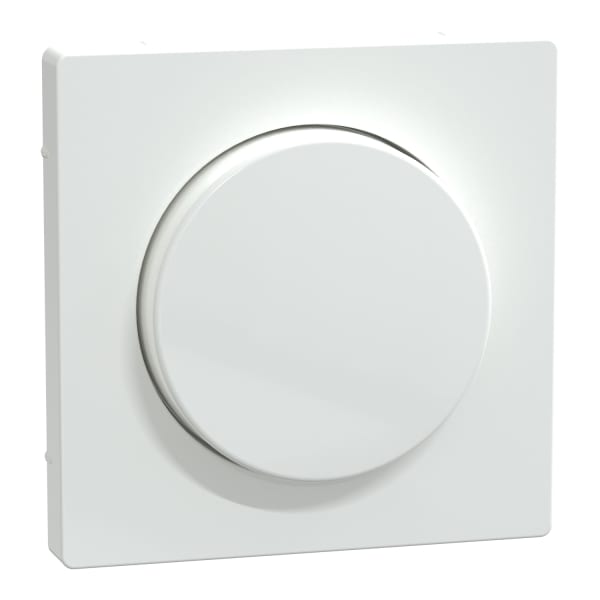 MERTEN - Zentralplatte mit Drehknopf, Lotosweiß, System Design