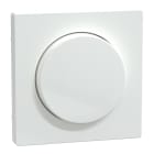 MERTEN - Zentralplatte mit Drehknopf, Lotosweiß, System Design
