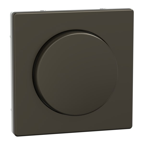 MERTEN - Zentralplatte mit Drehknopf, Moccametallic, System Design