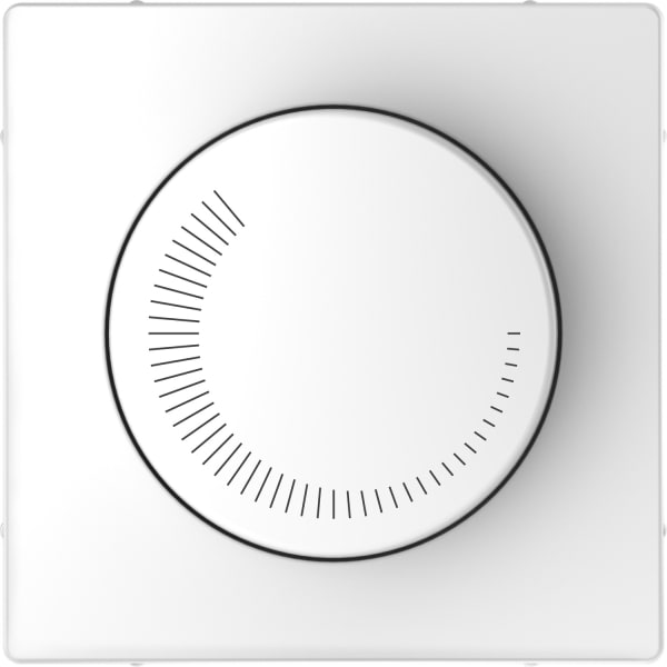 MERTEN - Zentralplatte für Drehzahlsteller, Lotosweiß, System Design
