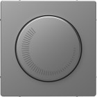 MERTEN - Zentralplatte für Drehzahlsteller, Edelstahl, System Design