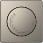 MERTEN - Zentralplatte für Drehzahlsteller, Nickelmetallic, System Design