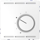 MERTEN - Raumtemperaturregler 24V mit Wechselkontakt und Zentralplatte, Lotosweiß