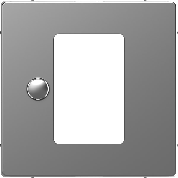 MERTEN - Zentralpl.f. Univers. Temperaturregl.-Eins.m. Touch-Display, Edelst.,Sys. Design