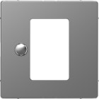 MERTEN - Zentralpl.f. Univers. Temperaturregl.-Eins.m. Touch-Display, Edelst.,Sys. Design