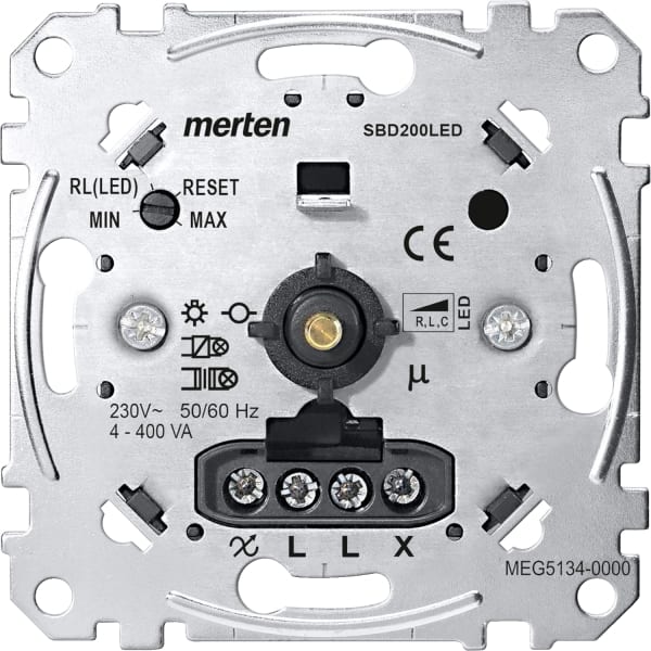MERTEN - Universal-Drehdimmer-Einsatz für LED-Lampen