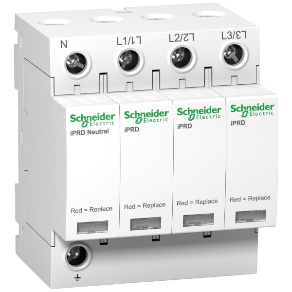 SCHNEIDER ELECTRIC - Überspannungsabl. iPRD40, Typ 2, Steckbare Schutzmodule, 3P+N, Imax 40kA