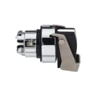 SCHNEIDER ELECTRIC - Wahlschalter Frontelement XB4, Metall, 22mm, sw, 2 Stell., langer Knebel, verriegel