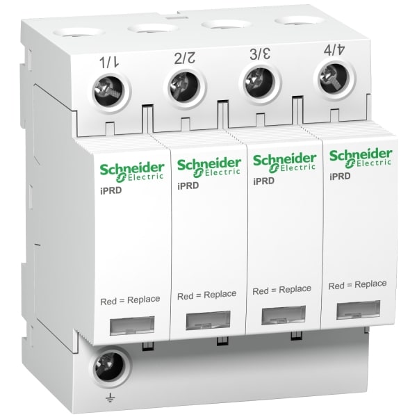 SCHNEIDER ELECTRIC - Überspannungsableiter iPRD8, Typ 3, Steckbare Schutzmodule, 4P, Imax 8kA