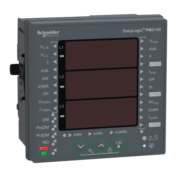 SCHNEIDER ELECTRIC - PM2130 Universalmessgerät 96x96 LED RS485 b.31 Oberw. KL0.5