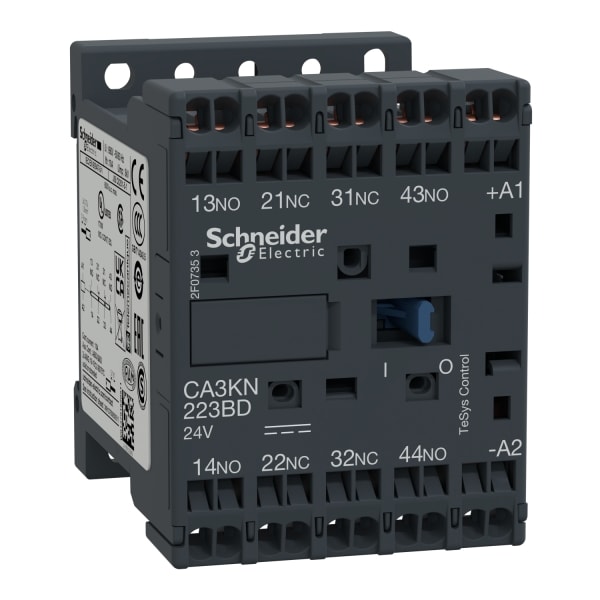 SCHNEIDER ELECTRIC - Hilfsschütz CA3, CA3, 2S+2Ö, 10A, 24VDC, Federzugkl.