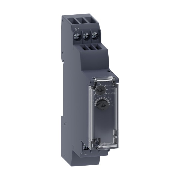 SCHNEIDER ELECTRIC - Zeitrelais ansprechverzögert, 0,1 s-100 h, Halbleiter, 24-240VAC/DC