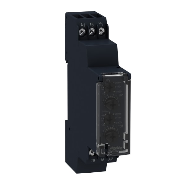 SCHNEIDER ELECTRIC - Zeitrelais Taktgeber/Blinker, 0,1 s-100 h, Halbleiter, 24-240VAC