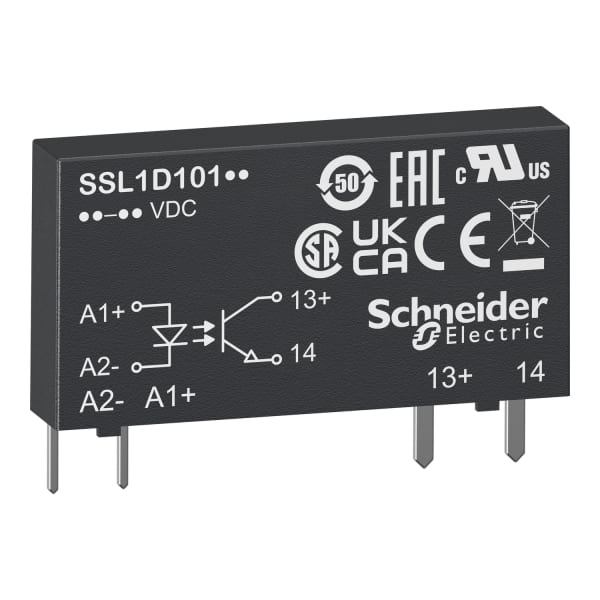SCHNEIDER ELECTRIC - Halbleiterrelais, steckbar, E: 3-12 VDC, A: 1-24 VDC, 3,5 A