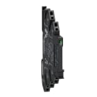 SCHNEIDER ELECTRIC - Schmales Interface-Relais RSL im Sockel, 1 W, 6 A, LED, Federzug, 24 VAC/DC