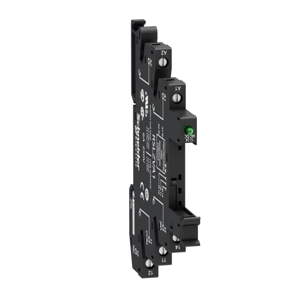 SCHNEIDER ELECTRIC - Sockel für schmales Interface-Relais RSL, LED, Schraubk., 12/24 VAC/DC