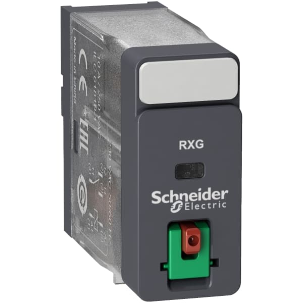 SCHNEIDER ELECTRIC - Steckb. Interface-Relais RXG, 1 W, 10 A, 120VAC, ohne LED, mit Prüftaste